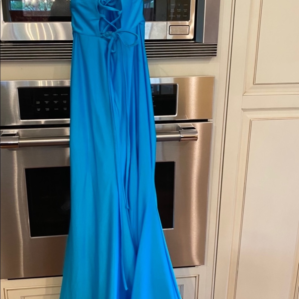 Jessica Angel JA390 turquoise small prom dress... - Picture 6 of 13
